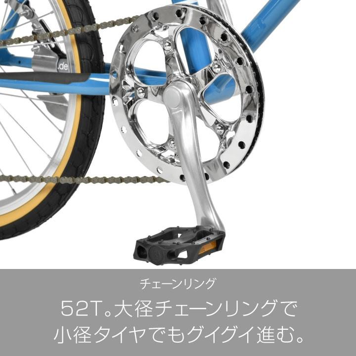 a.n.design-works 自転車 20インチ ミニベロ ロード 7段変速 軽量 406
