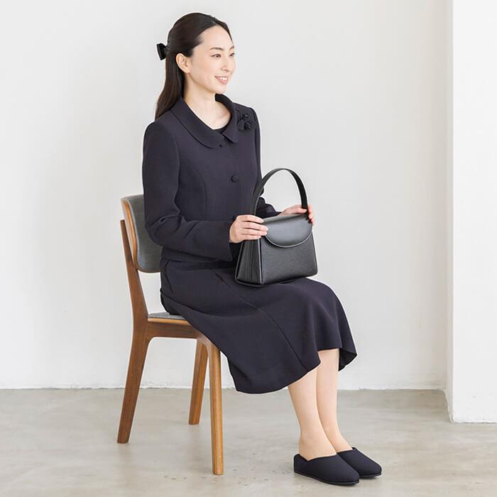 東京ソワール お受験スーツ濃紺 ワンピース ジャケット アンサンブル