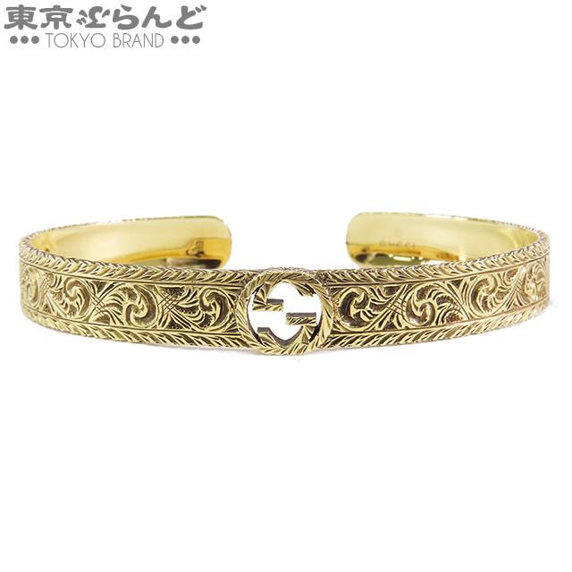 GUCCI（グッチ） インターロッキングG バングル イエローゴールド