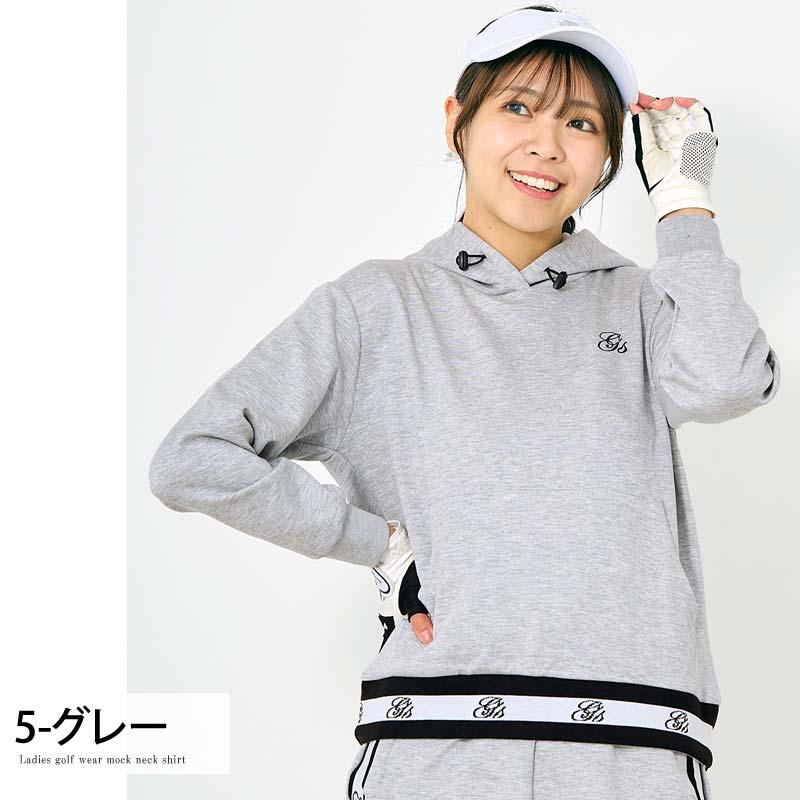 ゴルフウェア レディース gs GOLF プルパーカー フーディー スウェット