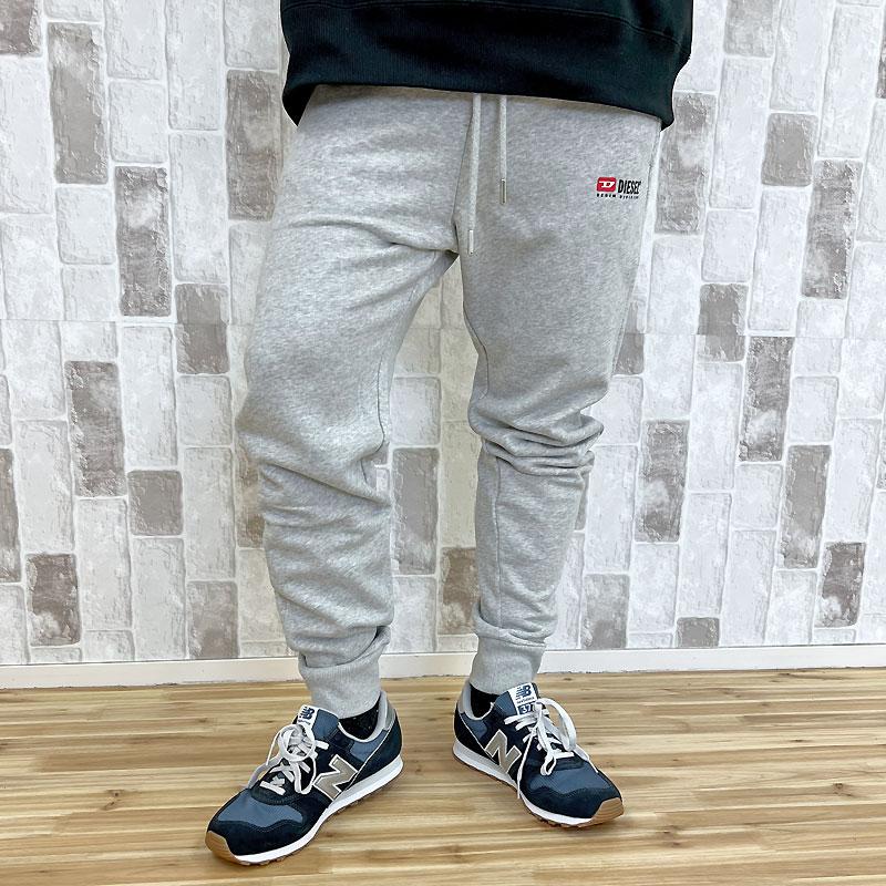 DIESEL（ディーゼル） メンズ スウェットパンツ ワンポイントロゴ 裏毛