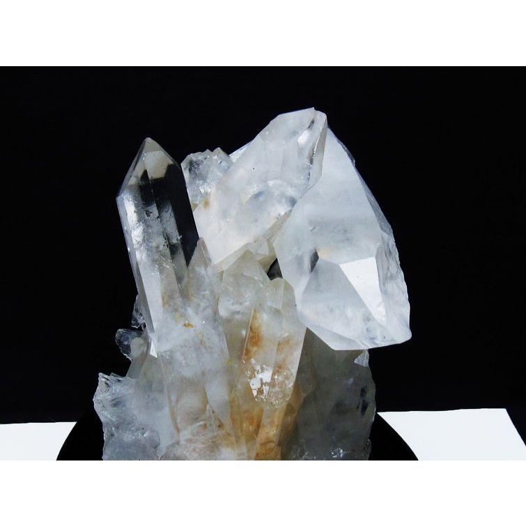 1Kg 水晶 クラスター 原石 マダガスカル産 台座付属 一点物 [送料無料