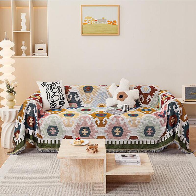 キルト マルチカバー 長方形 北欧 洗える プードラ 180*230cm