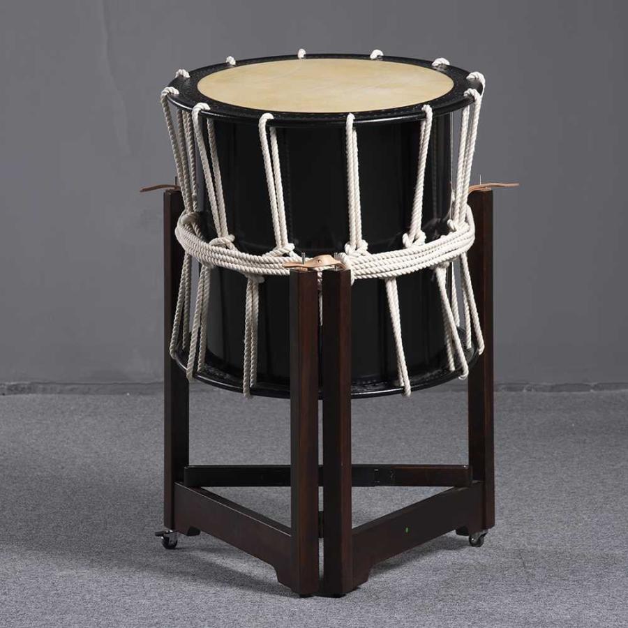 桶胴太鼓 2尺（鼓面60cm） 吊り台付 ※写真の長胴太鼓・バチは別売り