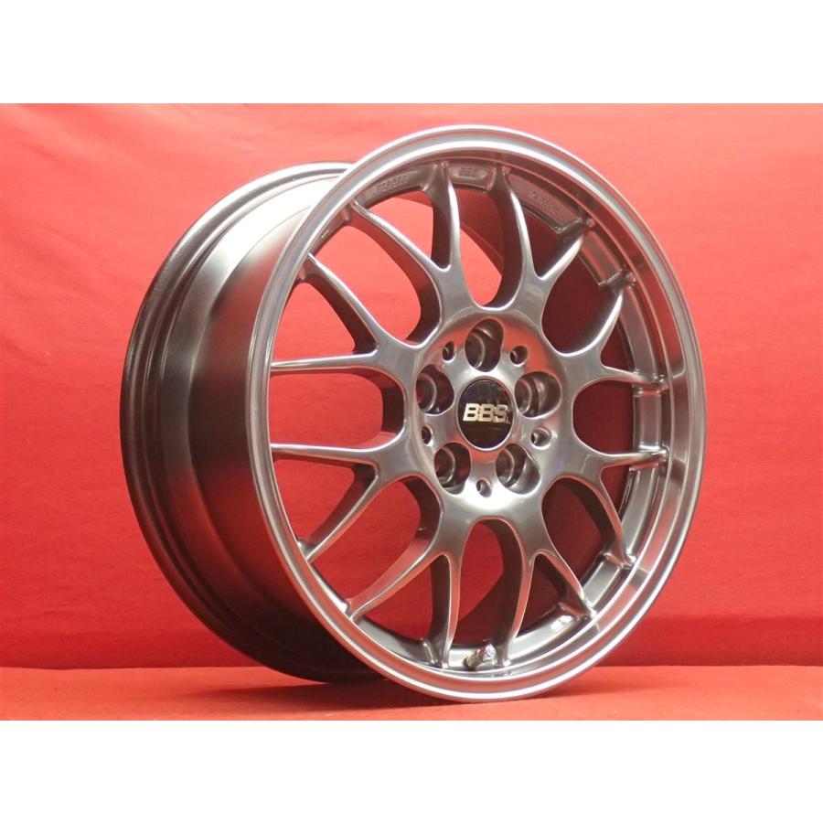 鍛造 軽量 BBS RG-R ホイール 4本 ☆ 7.5J-17 +48 PCD100 5穴 ハブ56