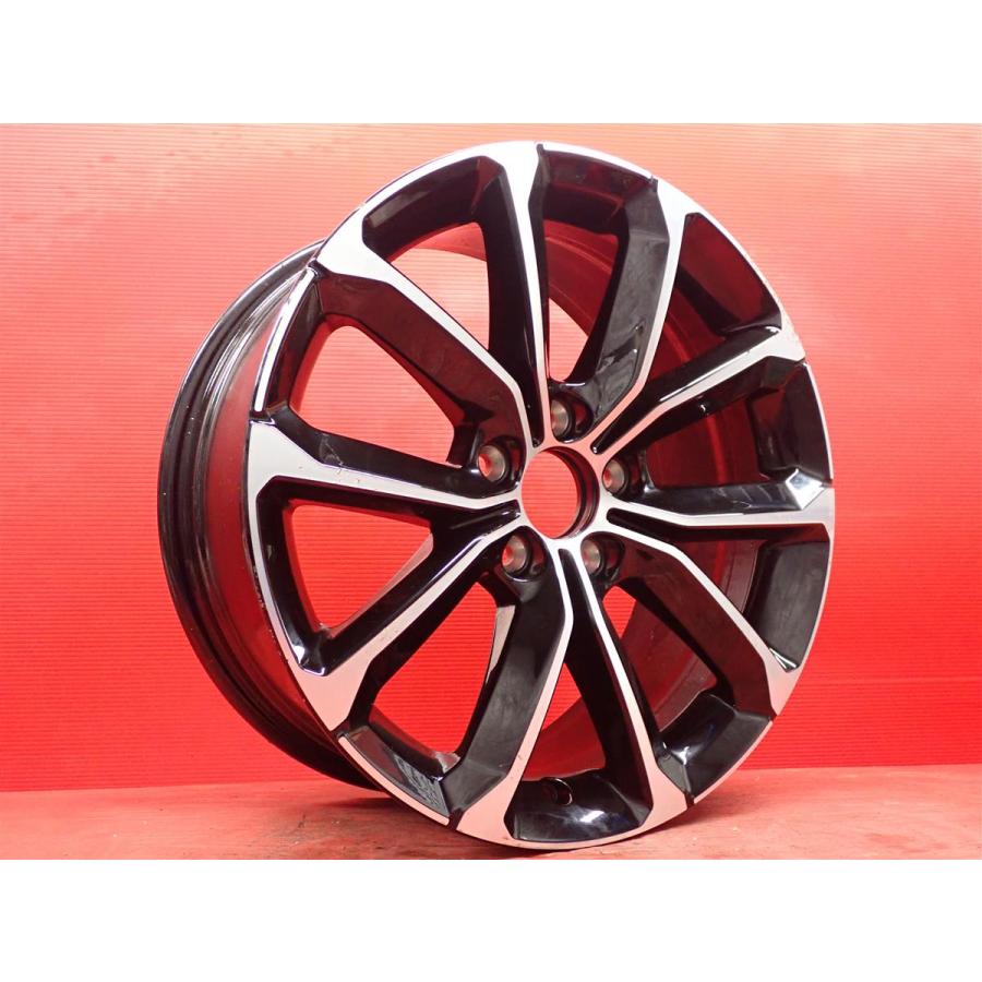 単品 純正 ホイール 1本 ボルボ S60 V60 5-V Spoke Black Diamond Cut