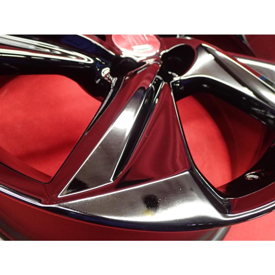 再塗装品 黒 TOYOTA トヨタ クラウン 220系 RS 純正 中古ホイール 4本