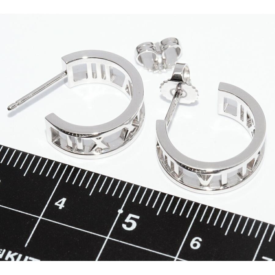 ティファニー フープピアス K18WG オープンアトラスピアス : たかみ