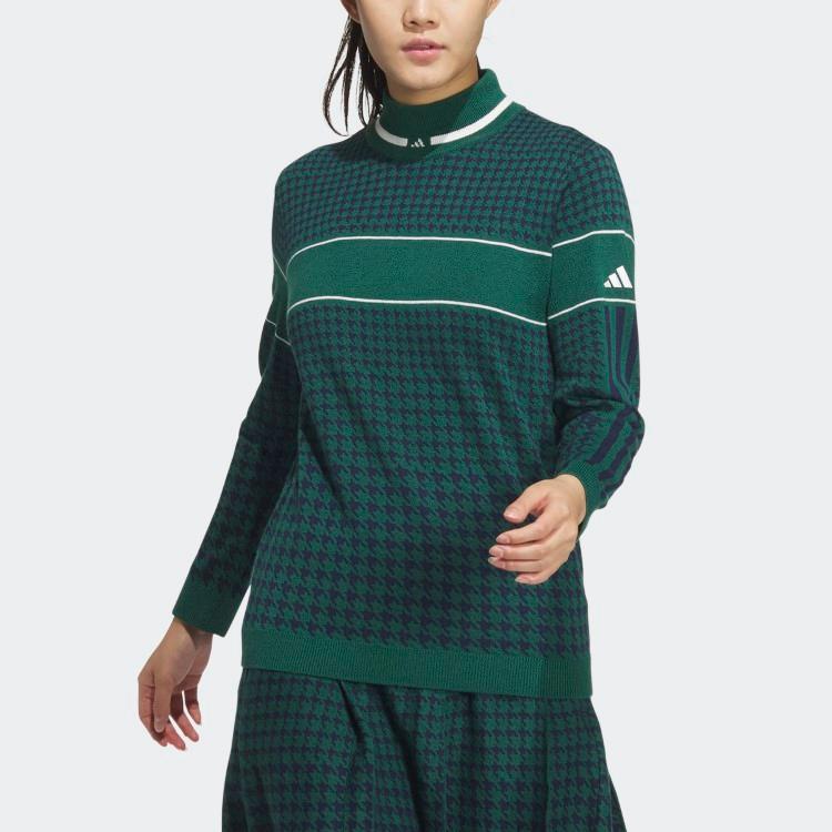 adidas（アディダス） ゴルフ セーター レディース 長袖 ニット モック