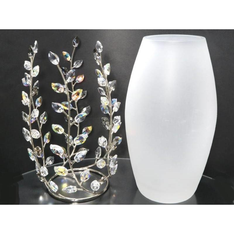 SWAROVSKI（スワロフスキー） フラワーベース 花瓶 置物 : 親切な 玉や