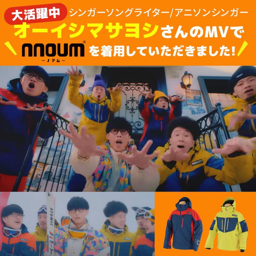NNOUM 【22日限定！全品P10倍！】スキーウェア メンズ 上下セット ハイ
