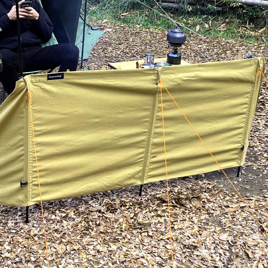 ONE STEP ウインドスクリーン 陣幕 焚き火 風防 大型 キャンプ 焚火陣
