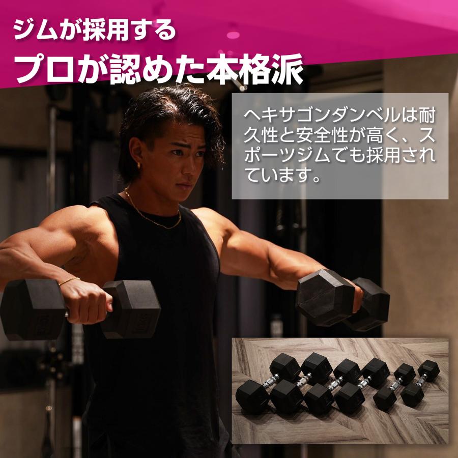 TOP FILM ダンベル 鉄アレイ 30kg 2個セット 60kg ヘックスダンベル
