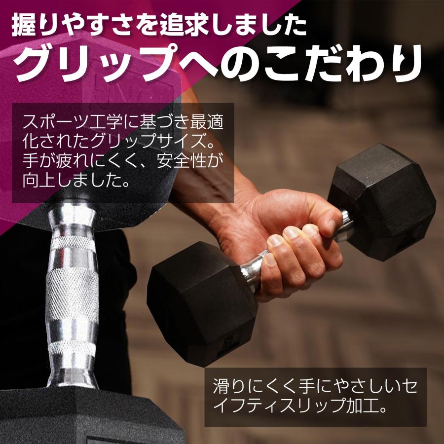 TOP FILM ダンベル 鉄アレイ 30kg 2個セット 60kg ヘックスダンベル