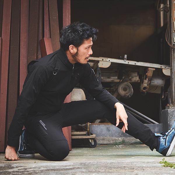 アタックベース 作業服 上下 作業着 作業着 033444 ダブルストレッチ