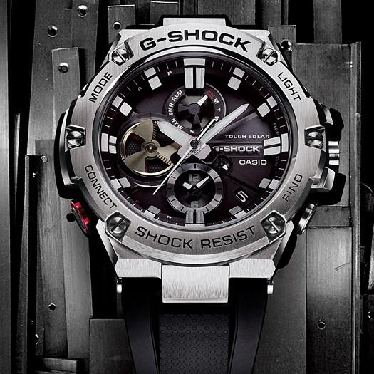 G-STEEL G-SHOCK GST-B100-1AJF メンズ 腕時計 ソーラー ブラック