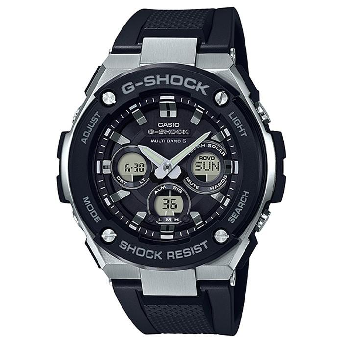 G-STEEL G-SHOCK ミドルサイズ 電波ソーラー メンズ 腕時計 アナログ