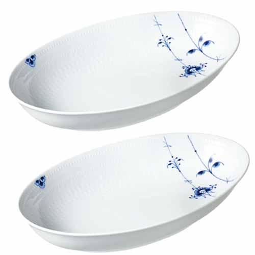 ブルーパルメッテ 食器 オーバル皿27cm 北欧 ペア ロイヤル