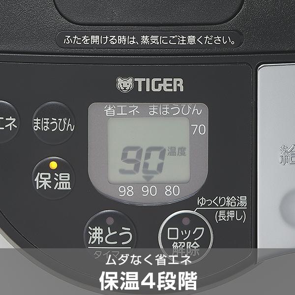 とく子さん 電気ポット 3リットル 保温 タイガー 蒸気レス 魔法瓶