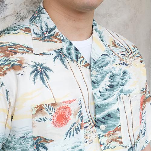 orSlow（オアスロウ） 01-8158-66 HAWAIIAN SHIRT ハワイアンシャツ