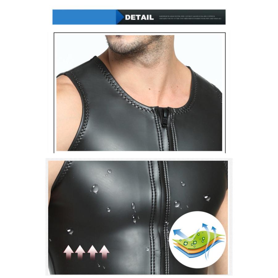 ウェットスーツ メンズ レディース ベスト 2mm FLAT SKIN ノースリーブ