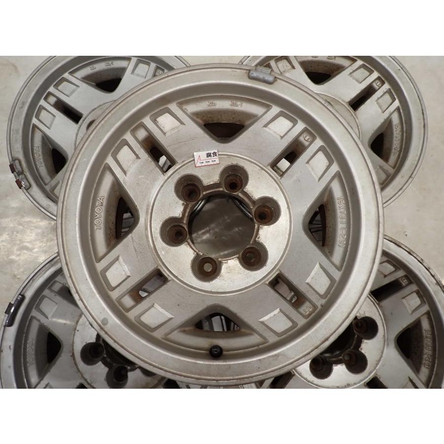 4本SET 会社宛 送料無料 15×7J トヨタ 78系 プラド 純正 アルミ 6穴