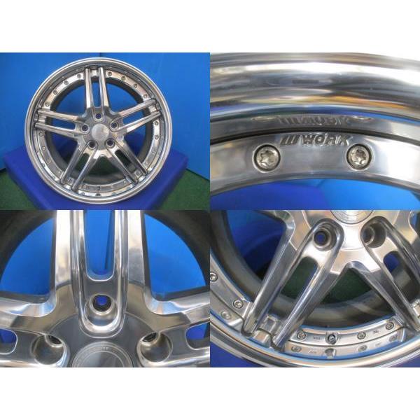 4本 良品!! 中古 WORK GNOSIS GR205 ワーク グノーシス アルミホイール