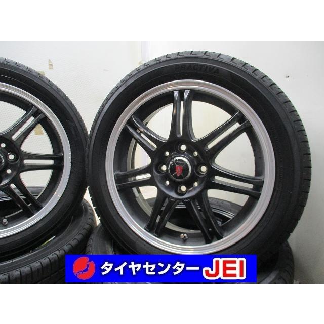 15インチ 165/55R15 4.5J+43 100 バリ溝 軽自動車 中古タイヤアルミ