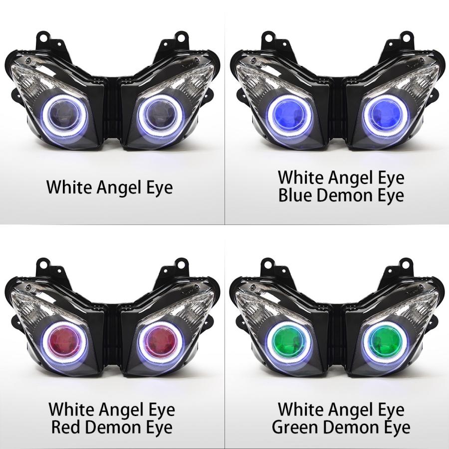 Kawasaki ZX-6R 09-12年 カスタムヘッドライトキット : 輸入パーツ専門