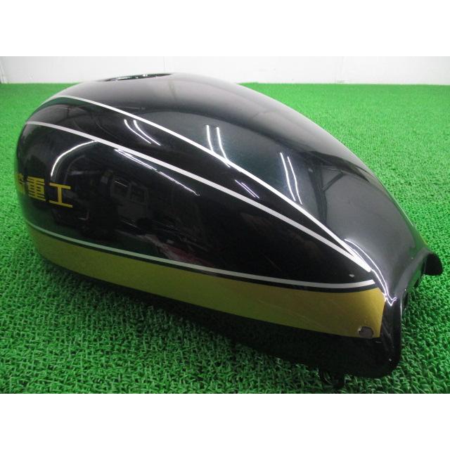 カワサキ（Kawasaki） ゼファー750 タンク 深緑M 純正 中古 バイク