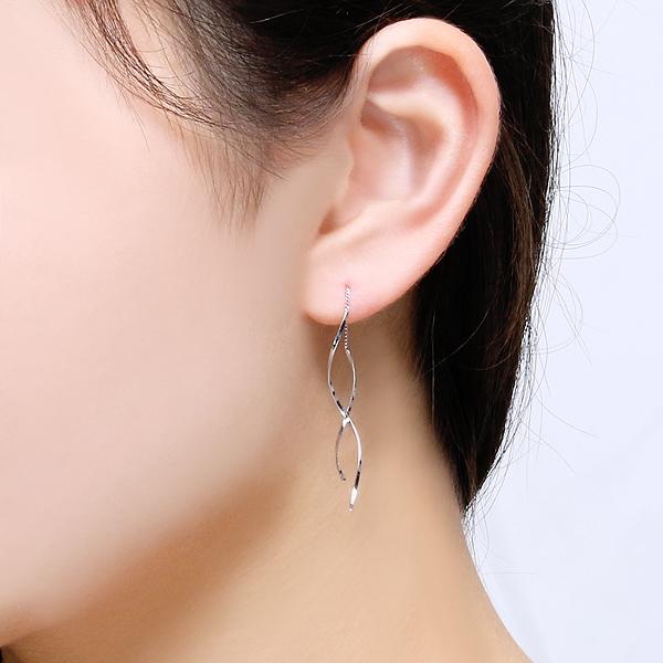 ジュエリーツツミ プラチナピアス チェーンピアス アメリカンピアス