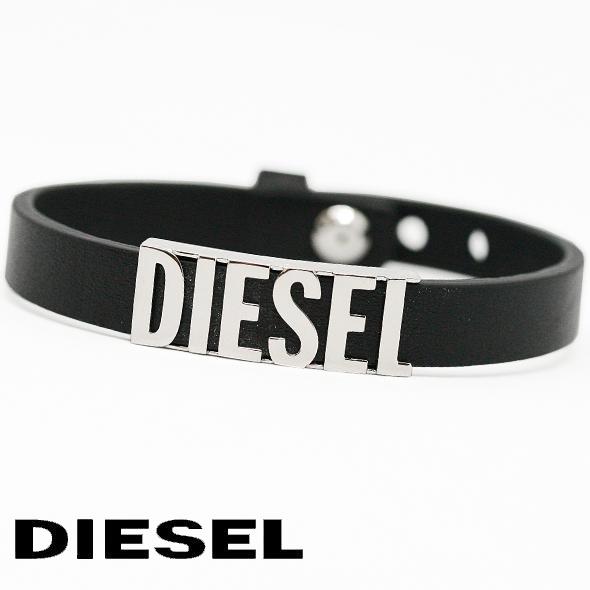 DIESEL（ディーゼル） ブレスレット ブレス メンズ ブラック レザー
