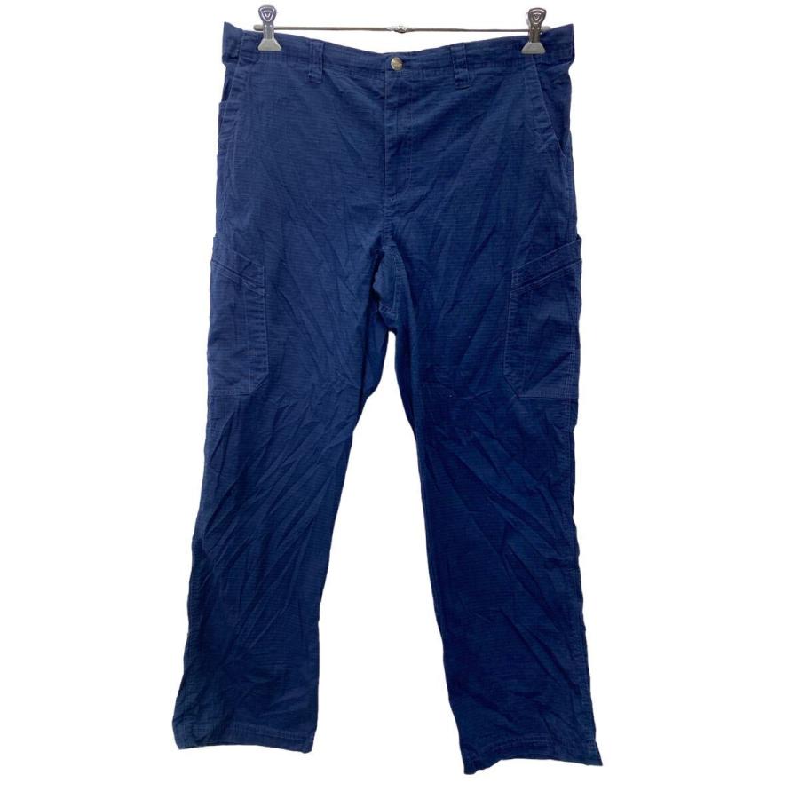 Carhartt ワークパンツ W36 カーハート ビッグサイズ ネイビー