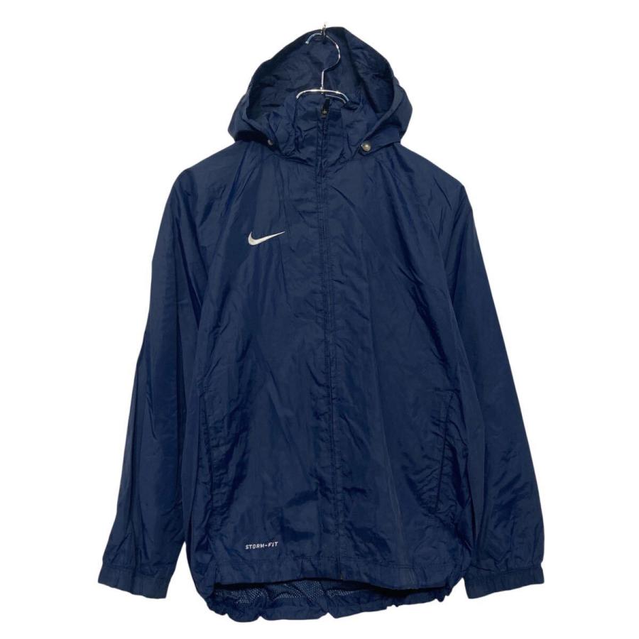 NIKE ナイロン ジャケット ナイキ キッズ M ネイビー ブルゾン