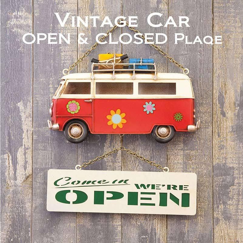 open オープン キッチンカー 看板 ウェルカムボード ワーゲンバス