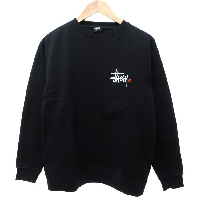 STUSSY STARS CREW ロゴ プリント スウェット トレーナー