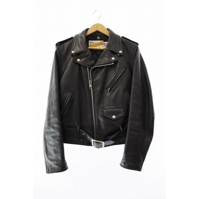 ショット SCHOTT 80〜90s USA製 バイカータグ IDEALジップ レザー