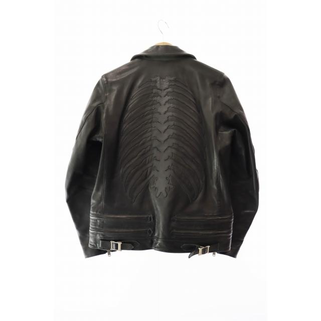 アンダーカバー UNDERCOVER 13AW ボーン パッチ ライダース レザー