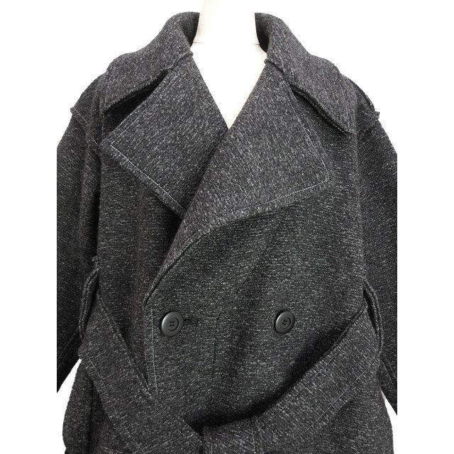 ISSEY MIYAKE（イッセイミヤケ） ウール ロング コート 2 WOOL STRATA