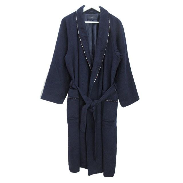 Burberry London 高級 ウールカシミヤ ガウンコート バーバリー