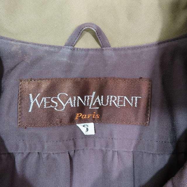 Yves Saint Laurent（イヴ・サンローラン） バイカラー コート バルマ