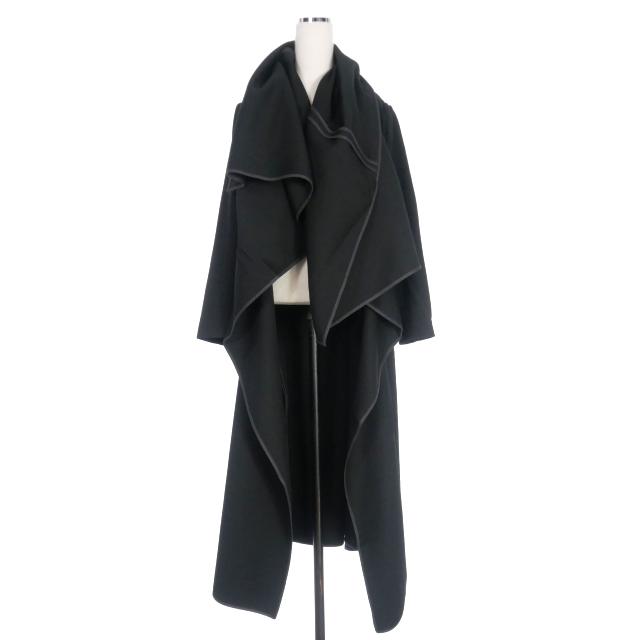 コムデギャルソン COMME des GARCONS 90s ウールギャバ ドレープロング