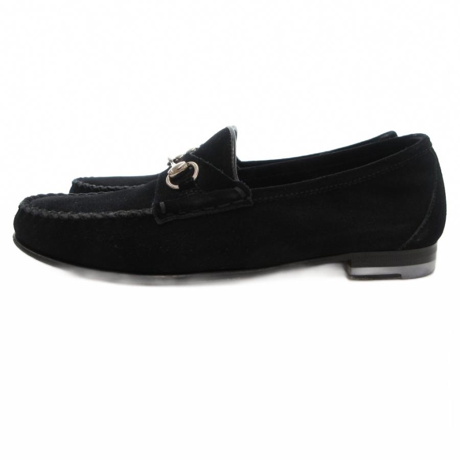 GUCCI（グッチ） ホースビットローファー モカシン スエード レザー 35