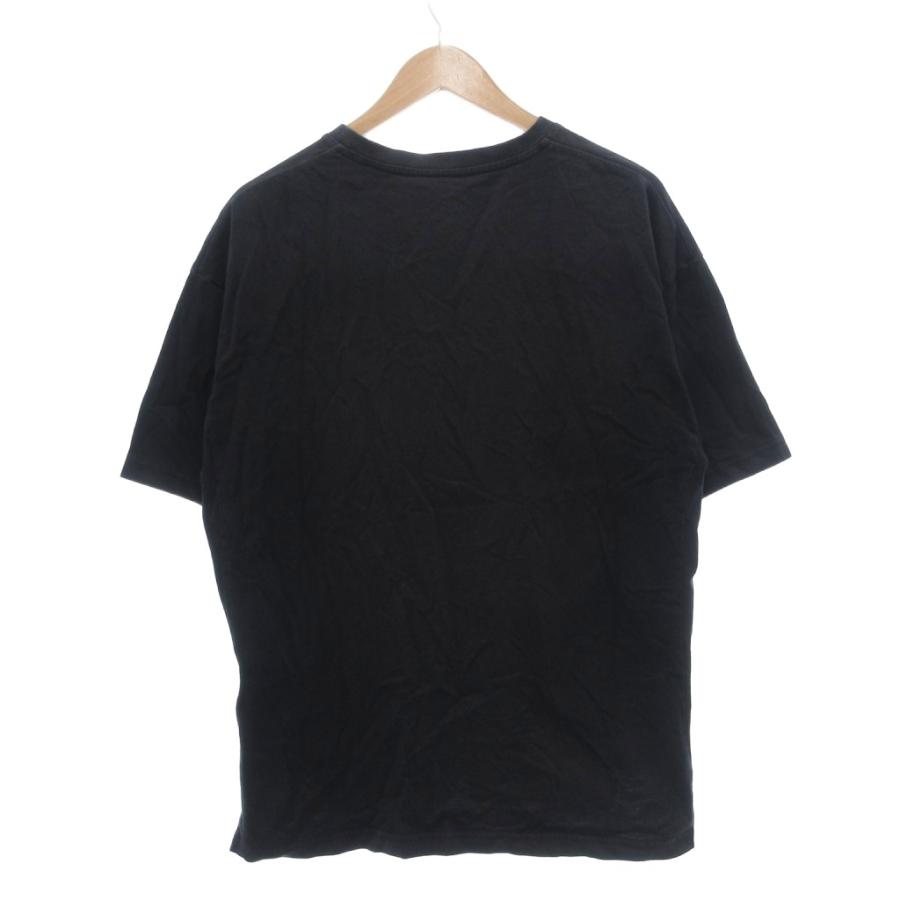 クロノス CRONOS Tシャツ 黒 ブラック 半袖 ラウンドネック ロゴ