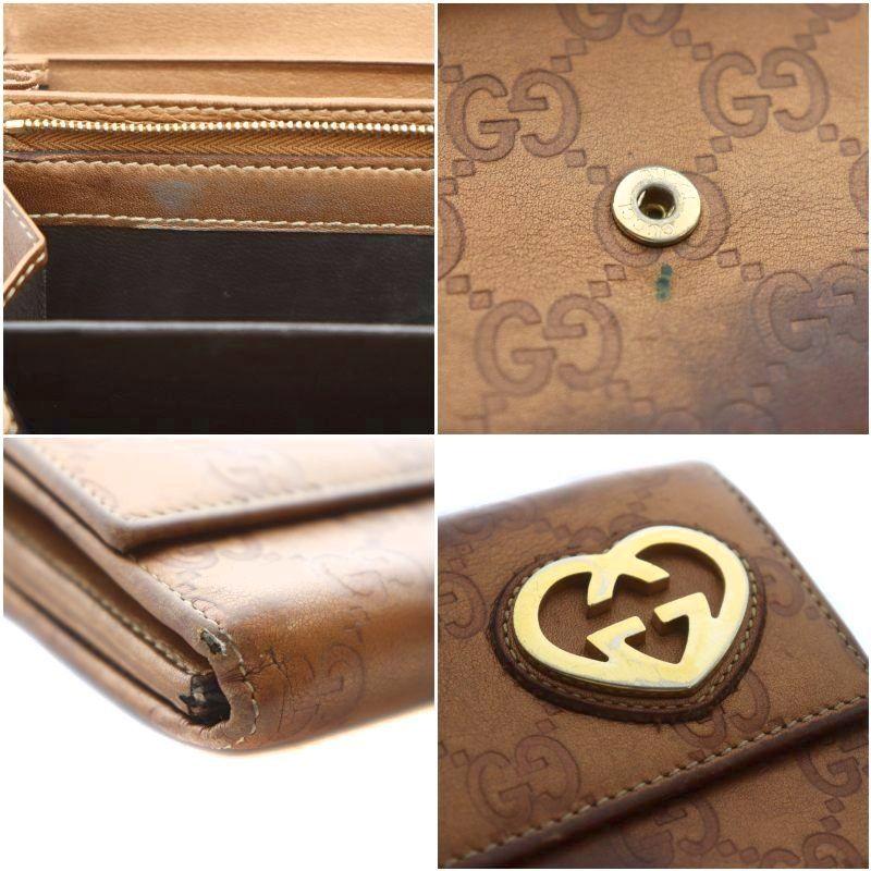 GUCCI（グッチ） 長財布 二つ折り 小銭入れ ウォレット グッチシマ