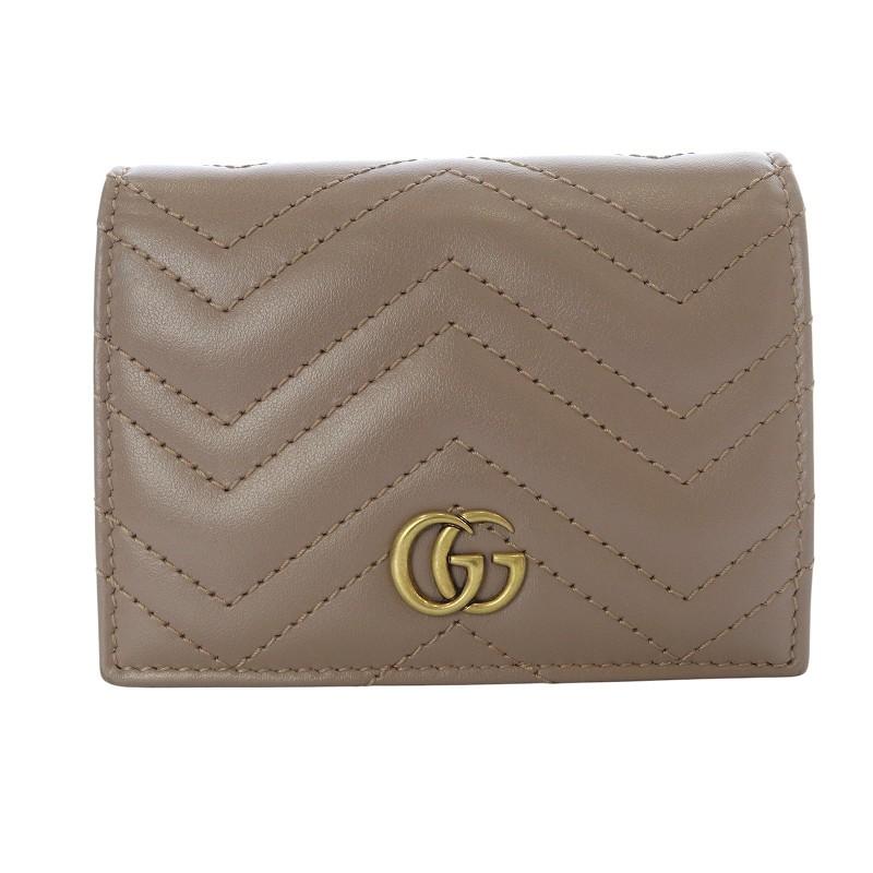 GUCCI（グッチ） ダブルG ミニウォレット 二つ折り財布 コイン&紙幣