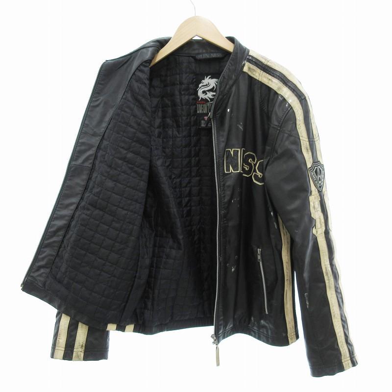 アレンネス Arlen Ness レーシングジャケット ブルゾン スプラッター