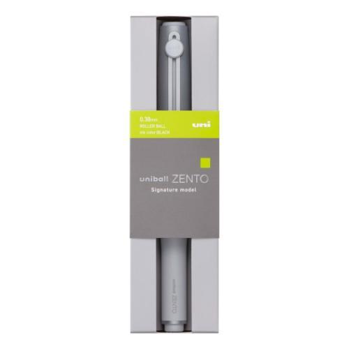 ユニボールワン ZENTO 0.38mm ボールペン シグニチャー シルバー 三菱