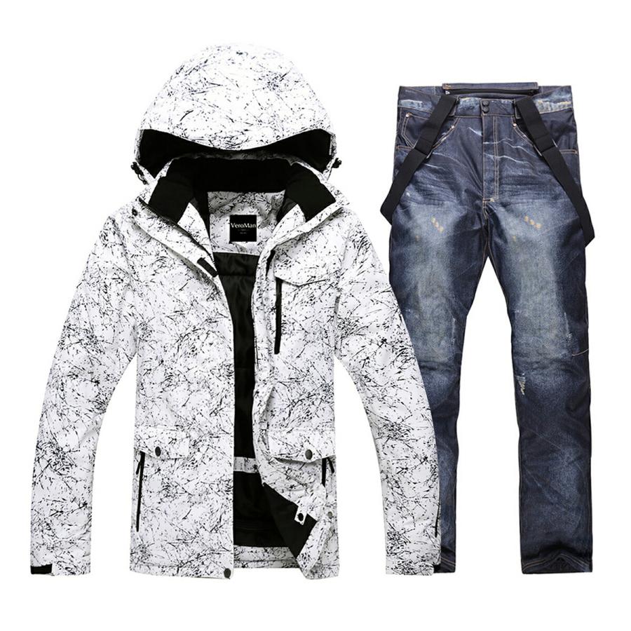 VeroMan スノーボード スキー ウェア 上下セット 耐水圧10.000mm 透
