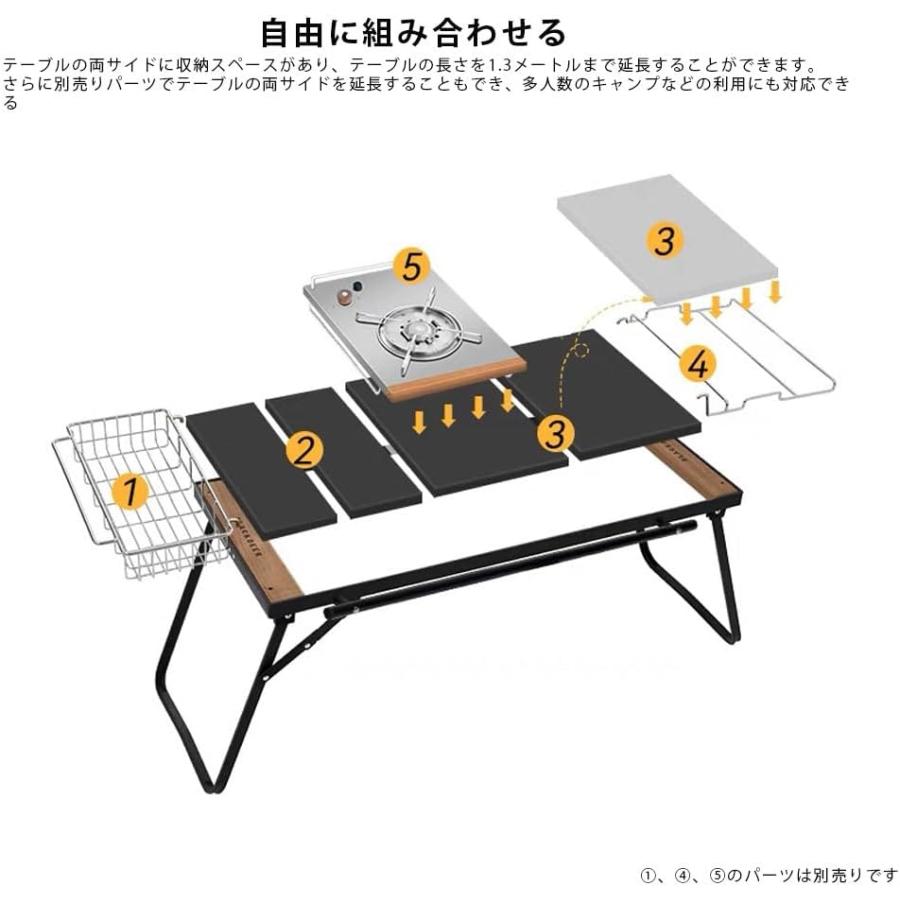 BLACKDEER IGTテーブル アルミIGTローテーブル フォールディング igt